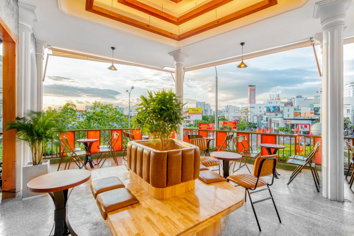 ảnh chụp nội thất kiến trúc nha trang - tầng 3 cafe Hoàng Tuấn - fastmotion - 2021