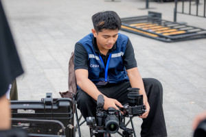 học viên quay phim lĩnh vực media