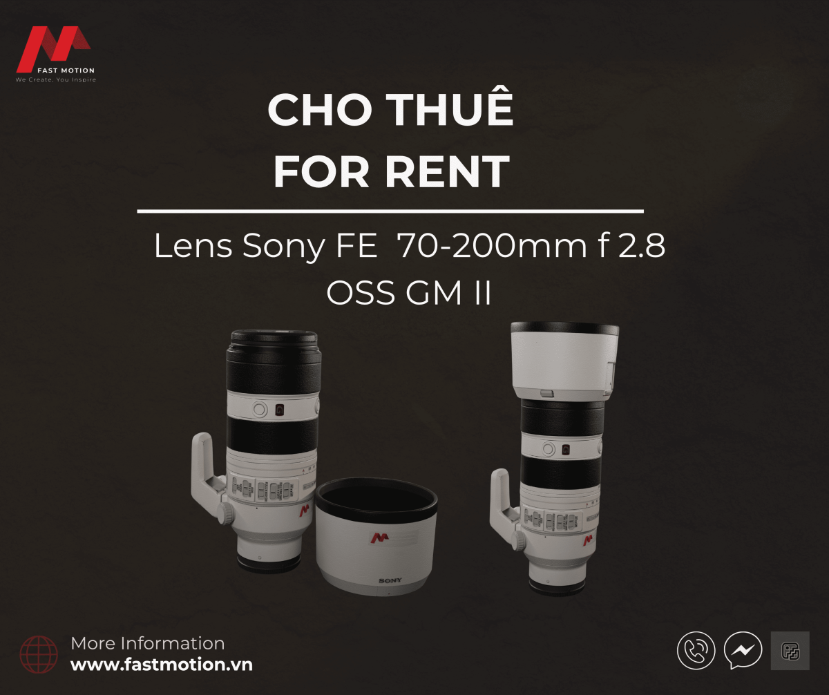 cho thuê lens Sony